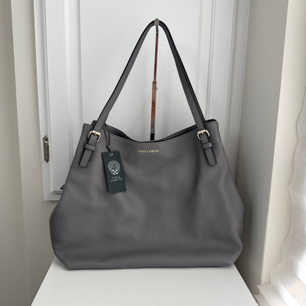 NWT Brand New Vince Camuto Slate Gray Tote